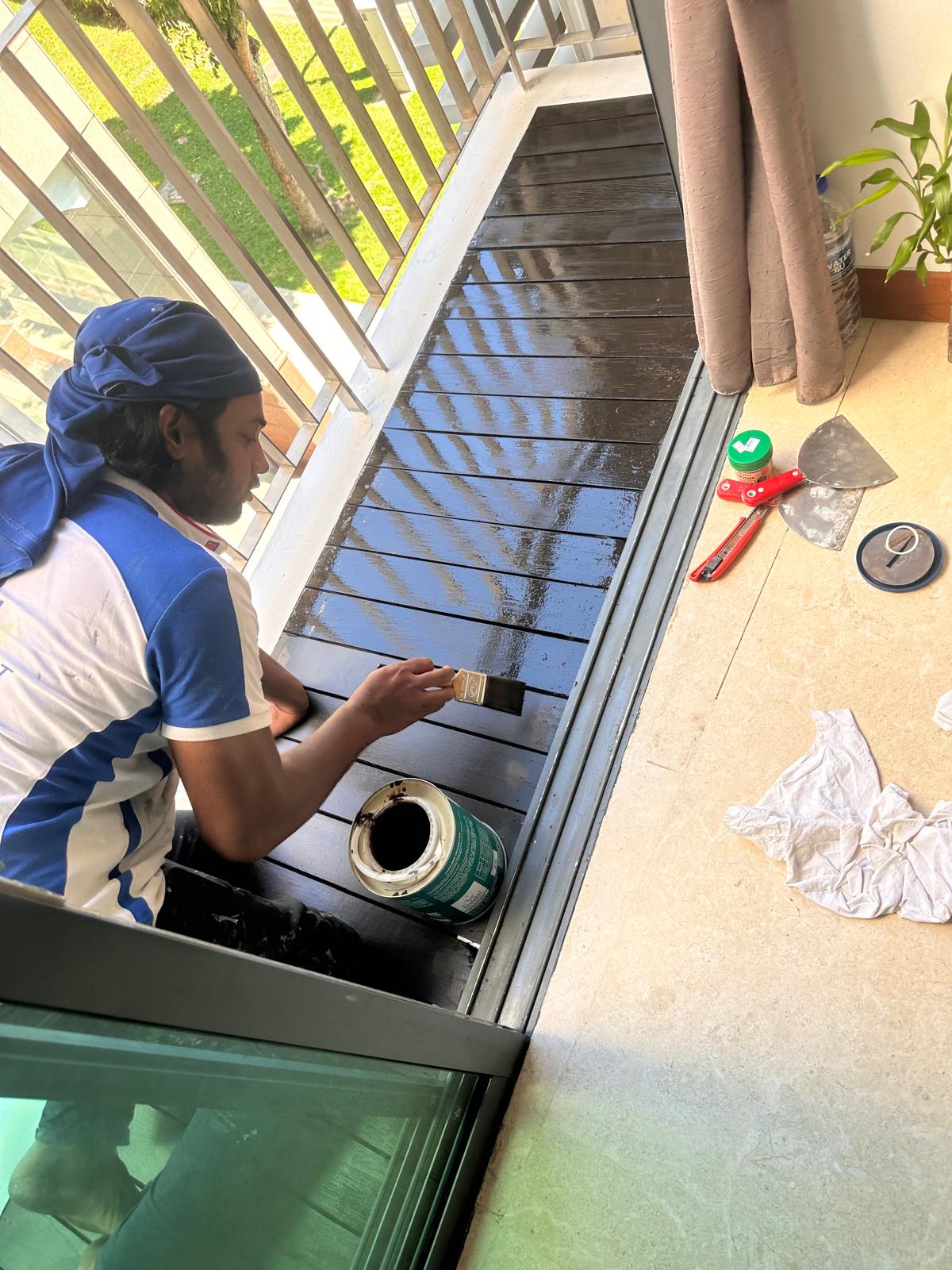 Professional painting and finishing work